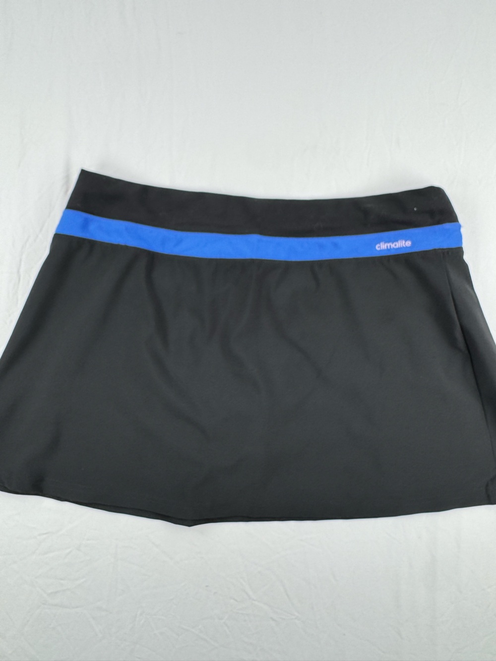 adidas Black Skirt with Blue Waistband with Built in Shorts - Picture 3 of 16